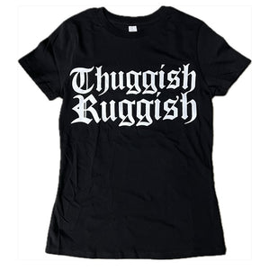 CLEARANCE Thuggish Ruggish "White Logo" Black Tee