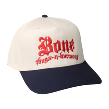 Load image into Gallery viewer, Bone Thugs-N-Harmony Logo "Cream/Navy/Red Emb" Snapback