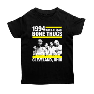 KIDS Bone Cleveland Ohio "Black" Tee
