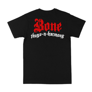 Bone Thugs-N-Harmony Greatest Hits Tee "Black" Front and Back