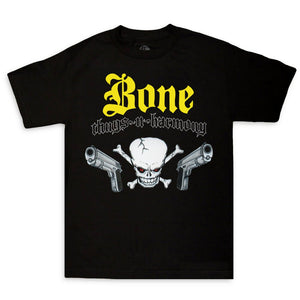 Bone Thugs-N-Harmony Skull N Guns Tee "Black"