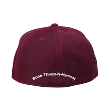 Load image into Gallery viewer, Bone Thugs N Harmony "Burgundy" Fitted Hat