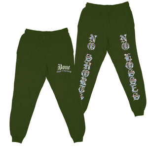 No Shorts No Losses "Jogger Pants" Military Green