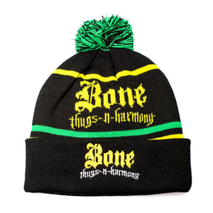 Bone Thugs-N-Harmony Classic "Black/Yellow/Green" Beanie