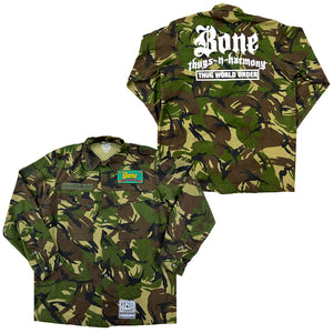 Upcycled Thug World Order "Camo" Field Jacket