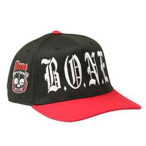 Harmony Box Vol.2 "B.O.N.E." Black/ Red "BTNHSkull" Patch Snapback