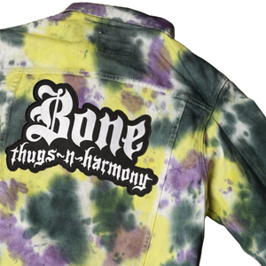 Bone Thugs-N-Harmony "Purple/Yellow" Tie Dye Denim Jacket