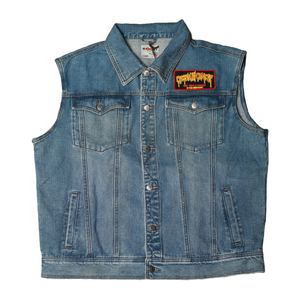 Creepin Patch "Denim" Sleeveless  Vest