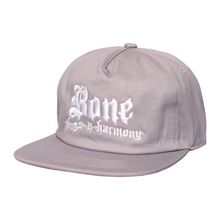 Load image into Gallery viewer, Bone Thugs-N-Harmony "Light Grey" Flatbrim Unstructured Hat