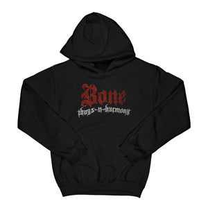 Bone Thugs-N-Harmony Rhinestone Logo "Black" Hoodie