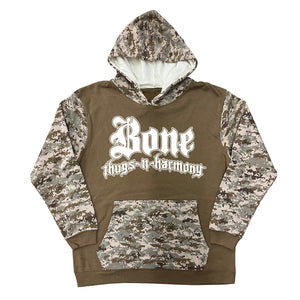 Bone Thugs-N-Harmony White Logo "Digital Sand Camo" Hoodie