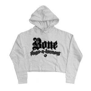 Bone Thugs-N-Harmony "White" Crop Top Hoodie