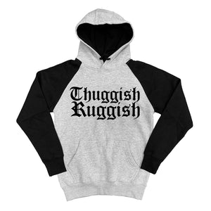 Thuggish Ruggish 2 tone "Grey/Black" Hoodie