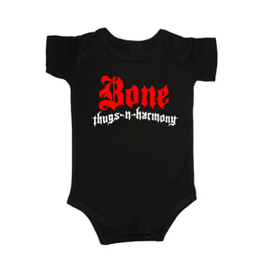 Onesie Bone Greatest Hits Logo "Black"