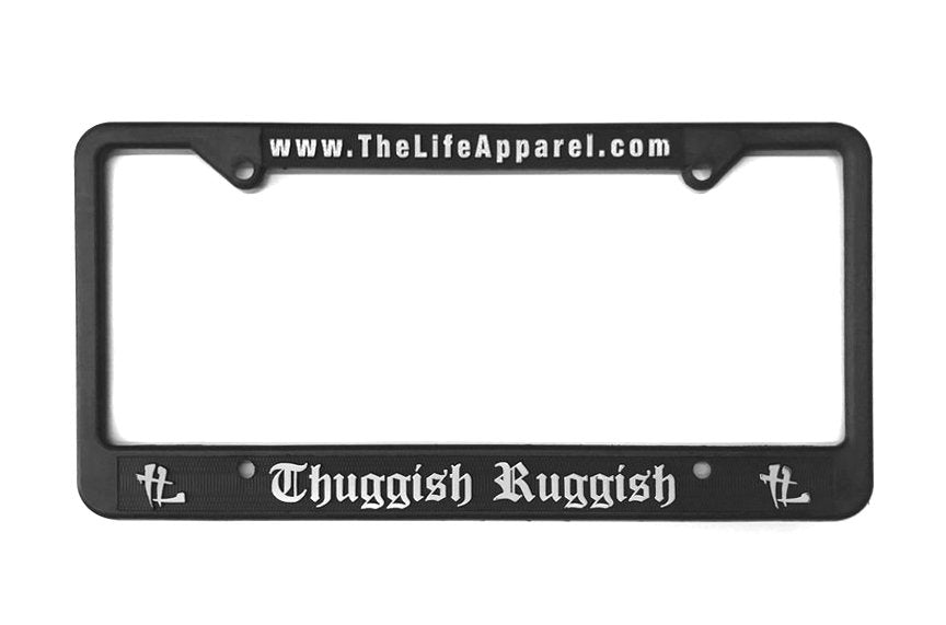 Thuggish Ruggish License Plate Cover
