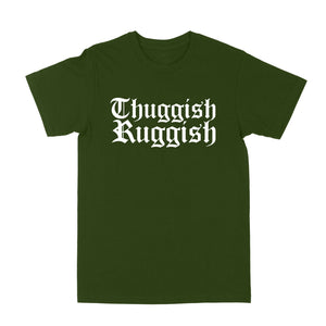 Thuggish Ruggish White Logo Tee