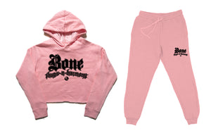 Bone Thugs-N-Harmony "Pink" Crop Top Sweat Suit